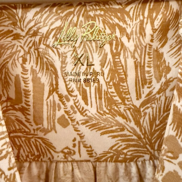 NWT Lilly Pulitzer Dev Dress in Sand Bar Palm Beach Paradise Size XL ✨✨✨ - Picture 5 of 7